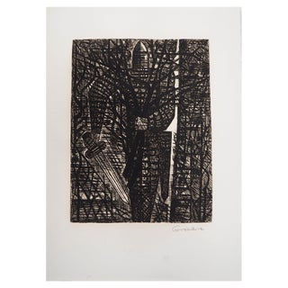 Marcel Gromaire, Macbeth, Shakespeare, The Forest on the Move, 1958, Original Etching For Sale