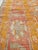 Antique Oushak Carpet, Handmade Turkish Oriental Rug, Saffron, Coral, Light Blue For Sale - Image 4 of 17