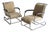 Vintage Bauhaus Lounge Chairs in Tubular Steel by Paul Schuitema for D3, 1930s, Set of 2 For Sale