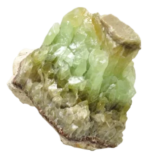 Late 20th Century Large Green Calcite Quartz Mineral Geode Specimen Sculpture by Brenda Houston