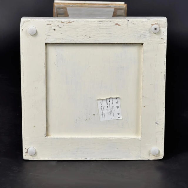 Tall Neo-Deco Tessellated Stone Pedestal, Attributed to Maitland-Smith For Sale - Image 11 of 13