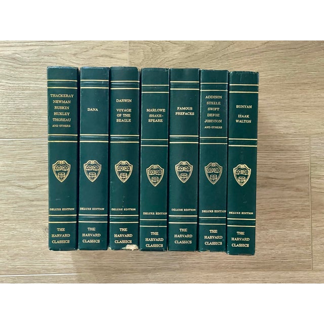 1960’s Harvard Classics Deluxe Edition- Set of Seven For Sale In Jacksonville, FL - Image 6 of 6