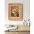 The antique paintings category, floral still life, presents a small oil on canvas painting from the late 19th century, of...