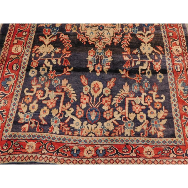 Vintage Persian Hall Rug- 4′3″ × 9′6″ For Sale In Los Angeles - Image 6 of 13
