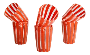 Cocktail Set in Murano Glass by Mariana Iskra, Set of 6