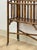 Mid 20th Century Vintage Magazine Rack English Canterbury Dark Faux Bamboo Wheels Rare Find For Sale - Image 5 of 10
