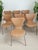 Mid-Century Stackable Dining Reception Chairs in the style of Fritz Hansen, Set of 7 For Sale - Image 13 of 13