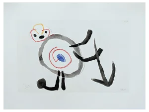 Joan Miro, Enfance d'Ubu V, Lithograph, 1972