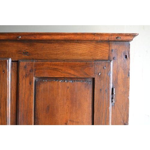 Antique Chestnut Wooden Bread Cupboard For Sale - Image 5 of 10