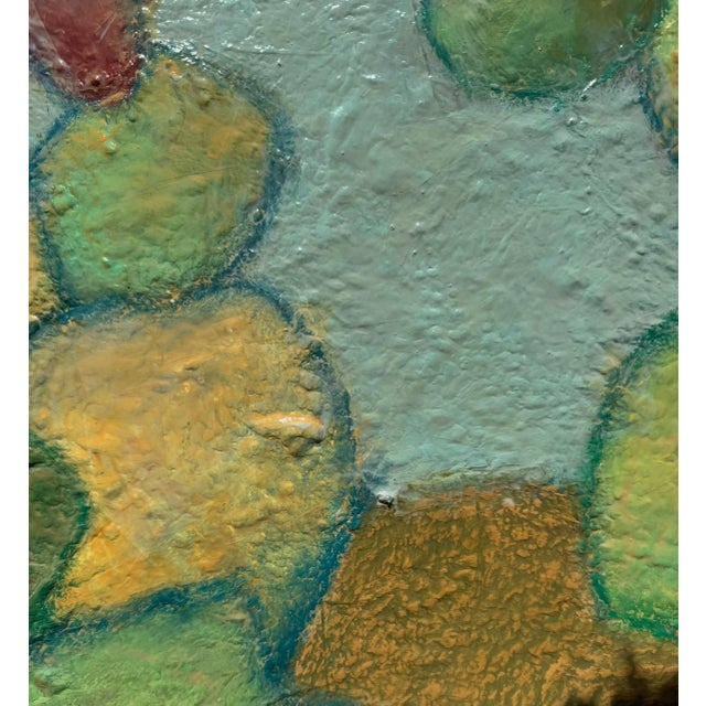 "Orbiting Meadows" Original Mixed Media Abstract by Zac Woodiel For Sale In Little Rock - Image 6 of 12