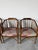 Vintage Drexel Hollywood Regency Faux Bamboo Carved Wood Dining Chairs – Set of 4 For Sale In Miami - Image 6 of 18
