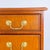 Wood Vintage "Banks, Coldstone Co." Georgian Style Tiger-Wood Chest of Drawers For Sale - Image 7 of 10