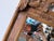1980s Vintage Italian LaBarge Carved Wood Wall Mirror With Beveled Glass For Sale - Image 5 of 12