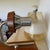 Danish Modern Teak and Amber Glass Wall Sconce, 1960s For Sale - Image 6 of 10