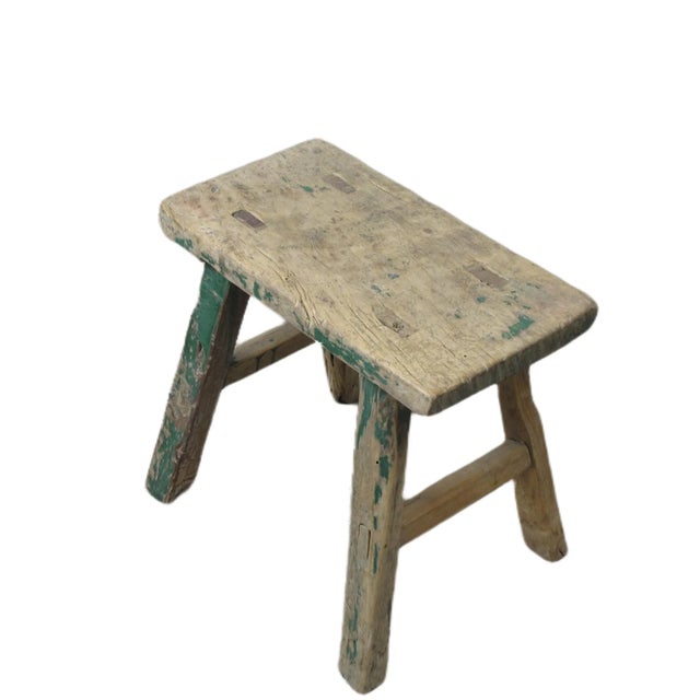 Vintage Shandong Farmer's Stool or Accent Table For Sale - Image 4 of 6