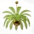 Mid-Century Modern Murano Glass and Brass Palm Leaves Chandelier from Maestri Muranesi, 2000, Set of 2, in Very Good...