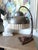 Rare Austrian Art Nouveau / Wiener Secession Writing Desk Lamp & Inkwell, c. 1900-1905We are proud to offer an museum-...