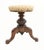 Victorian Adjustable Height Piano Stool in Carved Walnut, 1860s For Sale - Image 3 of 9