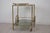 Gold Brass and Glass Trolley, Italy, 1970s For Sale - Image 8 of 17