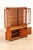 Wood Stickley Mission Collection Oak Harvey Ellis Inlaid China Cabinet For Sale - Image 7 of 18