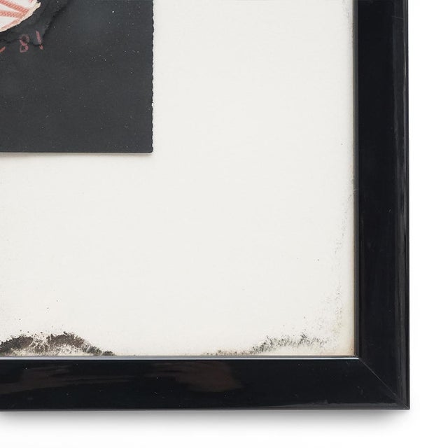 Ansgar Elde, Composition, Mixed Media on Cardboard, 1980s, Framed For Sale - Image 11 of 13