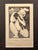 Vintage circa 1960s etching by Tony Mafia (Robert Lee Alderson), a distinctive American artist associated with the Los...