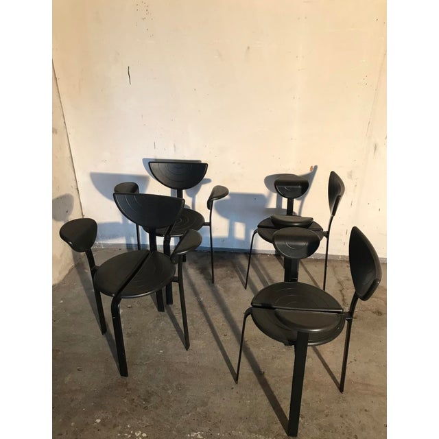 Vintage Luna Chairs by Niels Gammelgaard for Bent Krogh, 1980s, Set of 4 For Sale - Image 4 of 5