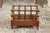 English 1940s Mahogany Magazine Rack on Casters with Faux Bamboo Accents For Sale - Image 12 of 12