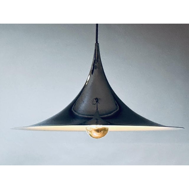 Iconic pendant lamp, designed by Claus Bonderup & Torsten Thorup in 1967, manufactured by Fog & Morup in Denmark,...