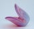 C.1960s Italian Hand-Blown Cenedese Murano Dual Position Decorative Bowl in a Opalescent & Pink Hued -Conch/Clam Shell-Shape For Sale - Image 9 of 13