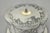Metal Antique Victorian Silver Plated Etched Footed Hinged Biscuit Barrel Jar on Stand For Sale - Image 7 of 18