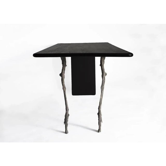 Wood Rectangular Treebone Table by Jesse Sanderson For Sale - Image 7 of 8