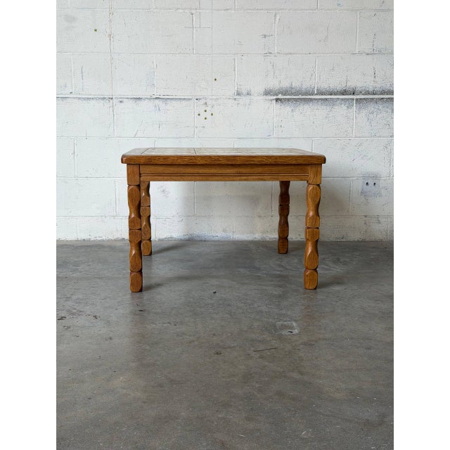 Brown In Style of Henning Kjærnulf Tiles Coffee Table Danish Mid-Century Modern 1960s For Sale - Image 8 of 8