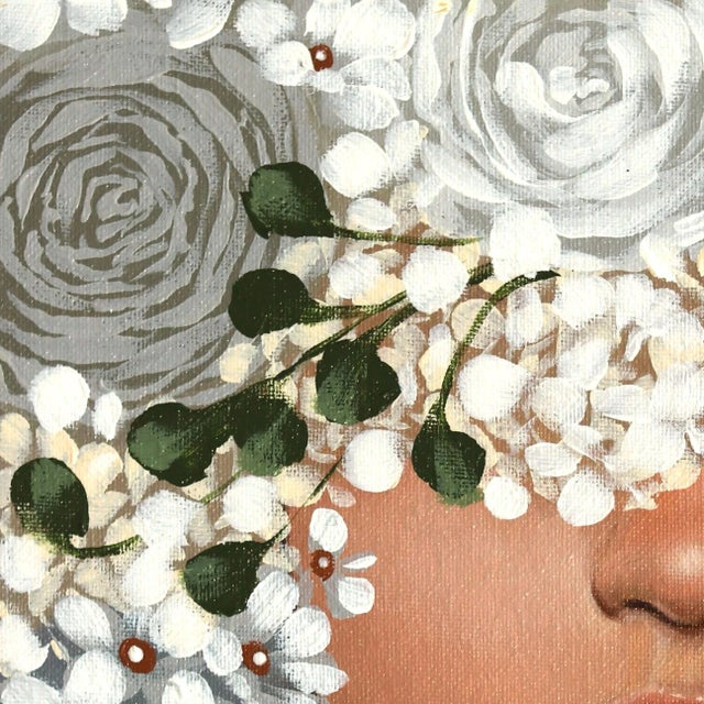 Gazing at Lebanese American artist Sally K's floral portrait is consuming and empowering. Inspired by strong, feminine...