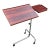 HMN Danish Modern Rosewood and Chrome Adjustable Reading Tray Table Stand For Sale