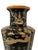 Vintage Large 18 3/4" Chinese Asian Black and Gold Porcelain Vase. Chinoiserie For Sale In San Francisco - Image 6 of 11
