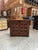 This brutalist sideboard in solid elm has been fully restored. It consists of two carved doors that lock and open onto a...