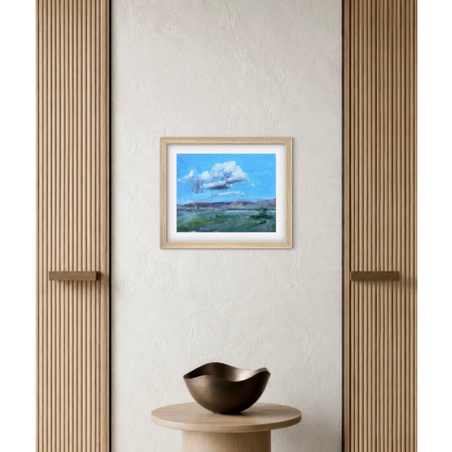 Passing Cloud, Original Oil - Modern Landscape Painting For Sale - Image 4 of 6