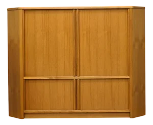 Mid-Century Danish Teak Corner TV Stand, 1970s