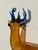 Figurative Rare Antique German Bimini Mercury Glass Reindeer Ornament For Sale - Image 3 of 5
