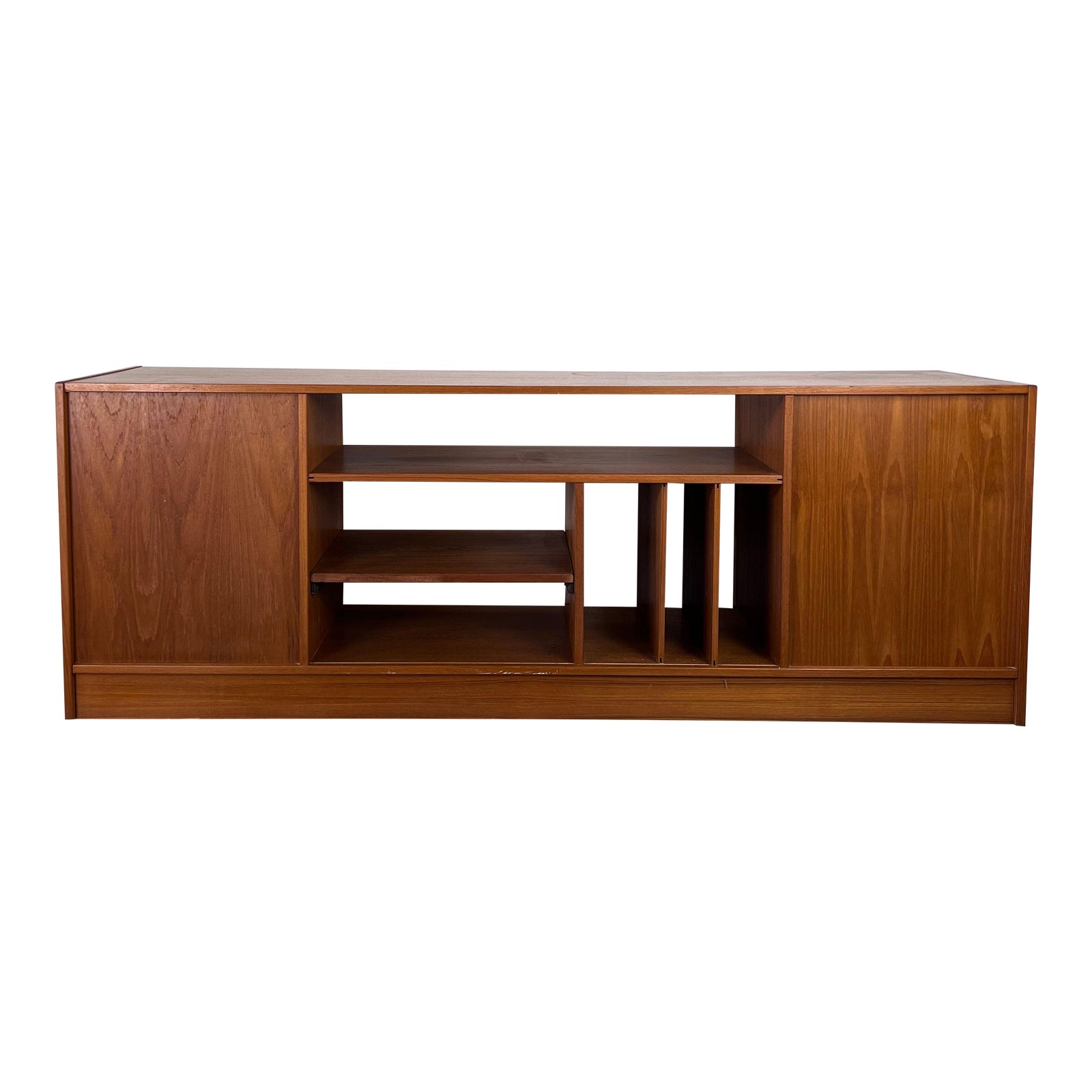 Danish Modern Teak Media Storage Credenza Chairish