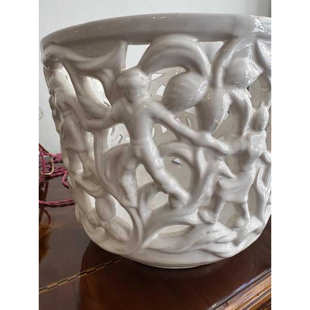 Mid-Century Modern Large Vintage Planter from Mürzzuschlag, 1940s For Sale - Image 3 of 6