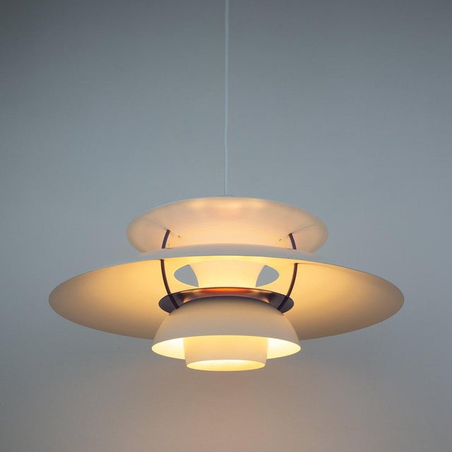 Louis Poulsen Vintage Danish Pendant Lamp Ph 5 by Poul Henningsen for Louis Poulsen, 1960s For Sale - Image 4 of 8