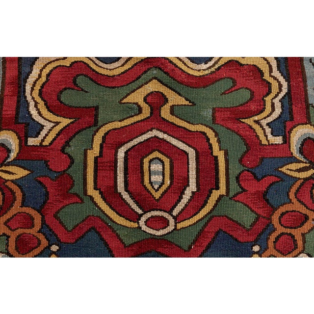 French Oversized Antique French Aubusson Rug For Sale - Image 3 of 11