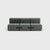 Not Yet Made - Made To Order Curt Modular Set - Flexible 3-Seater - Sera - Gravel (Grey) by Ambivalenz, Set of 6 For Sale - Image 5 of 5