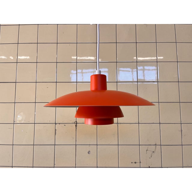 Metal Red PH 4/3 Pendant Lamp by Poul Henningsen for Louis Poulsen, 1960s For Sale - Image 7 of 7