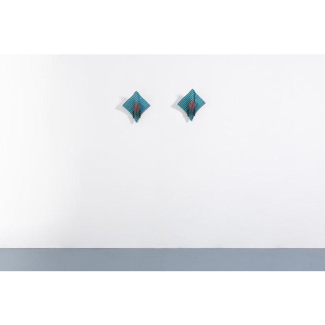 Italian sculptural Murano glass shades sconces from Studio Italia, 1980s. Set of 2. Condition Good. I have official proof...