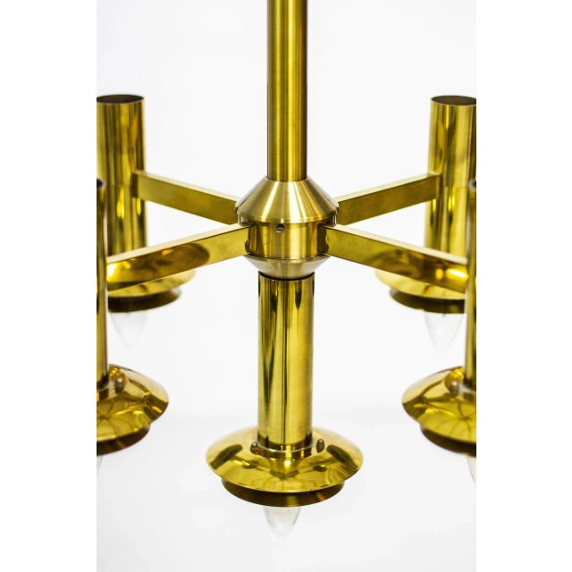 Chandelier by Holger Johansson for Westal, 1970s For Sale - Image 7 of 14