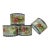 Early 20th Century Chinese Plique-a-Jour Napkin Rings Floral Cloisonne-on-Glass Box Set 1912-1949 - 4 pcs For Sale