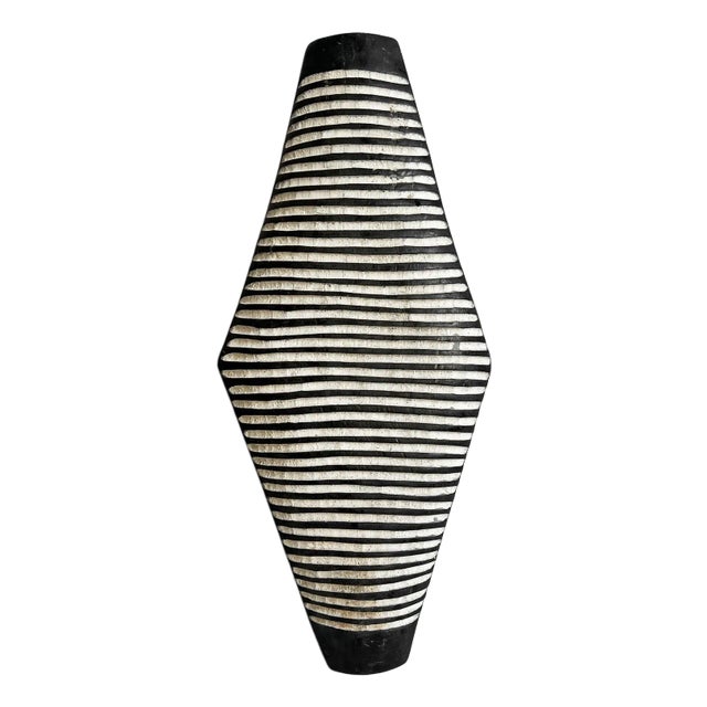 Vintage Zulu Elongated Shield Wall Decor For Sale